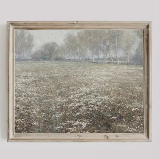 A4 White Meadow Print