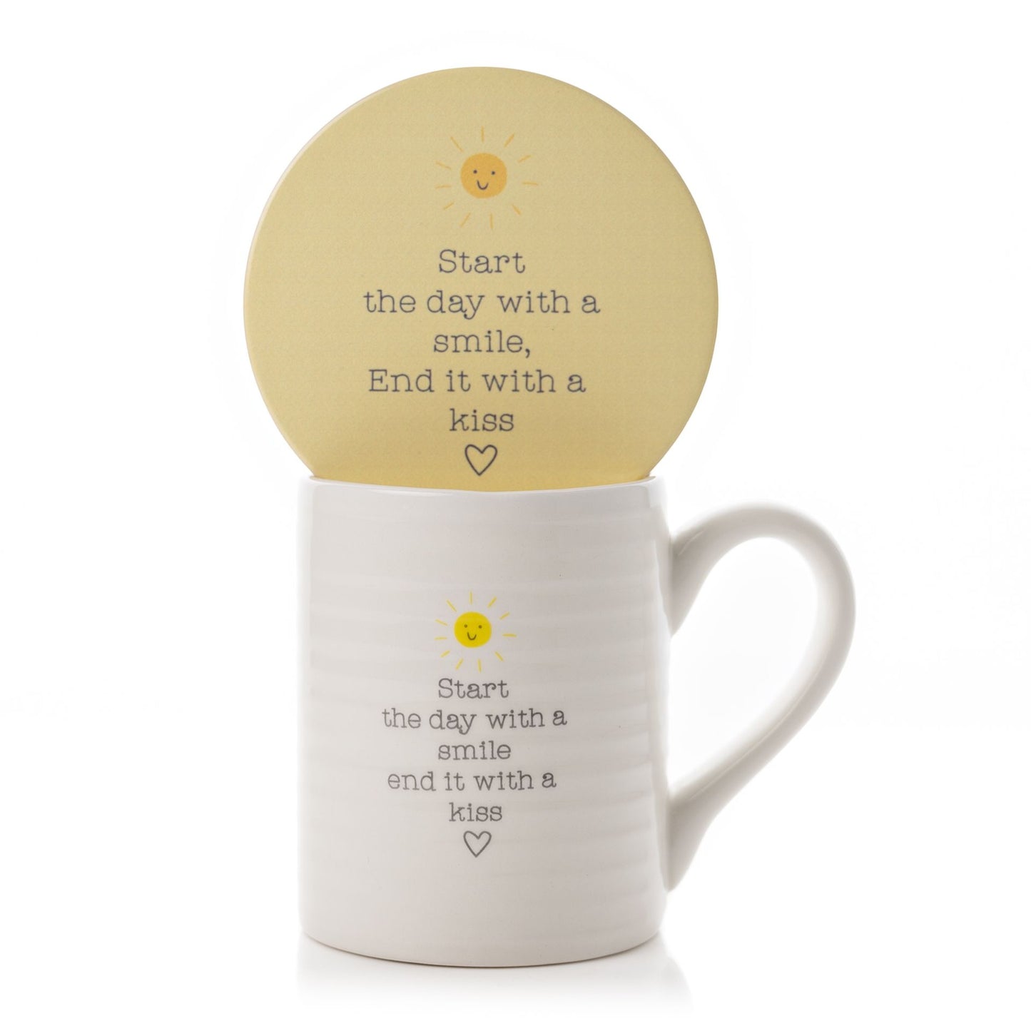 Start The Day Mug & Coaster Set