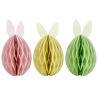 Easter Bunny Honeycomb Decorations