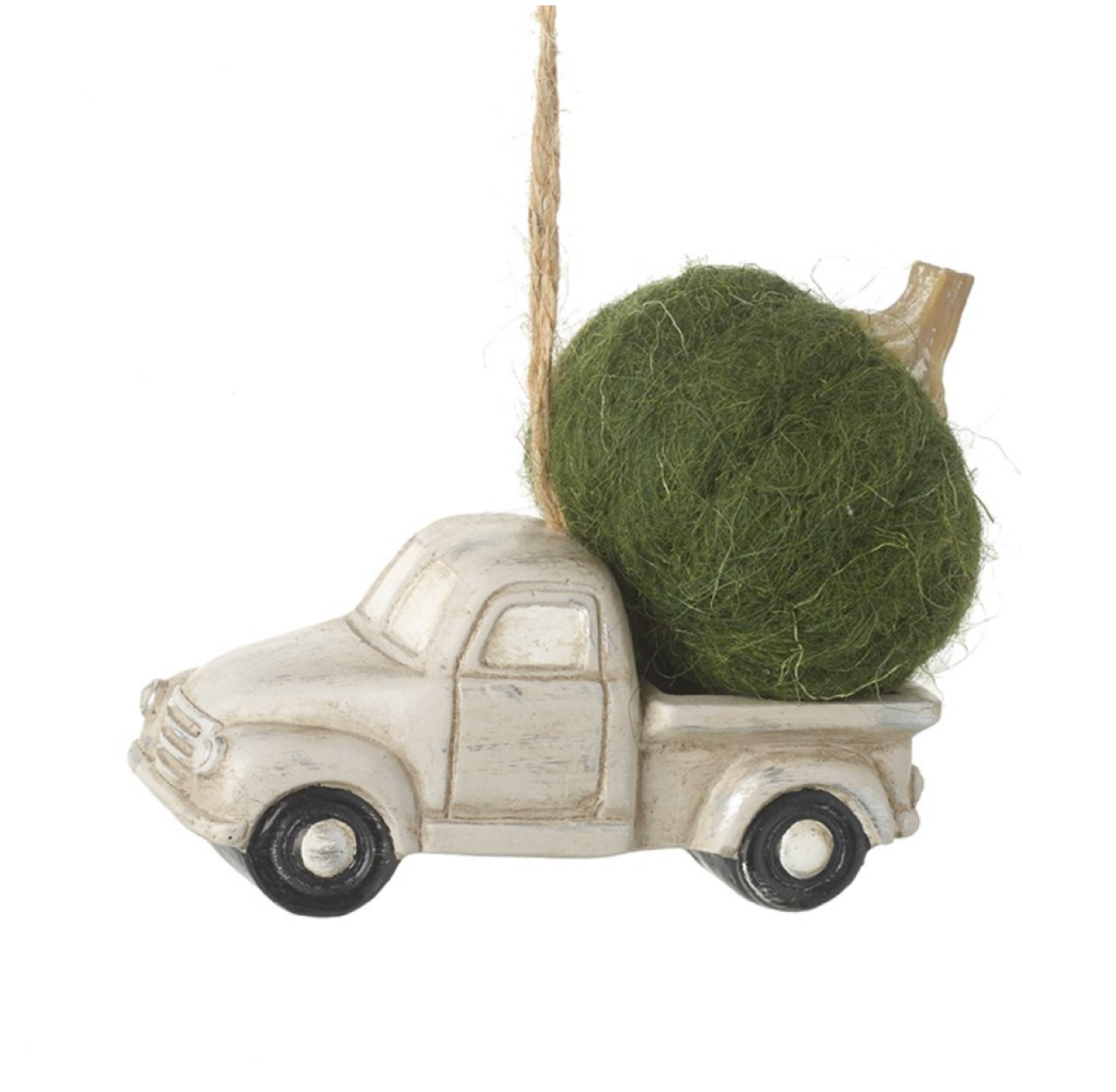 Hanging Truck With Green Pumpkin