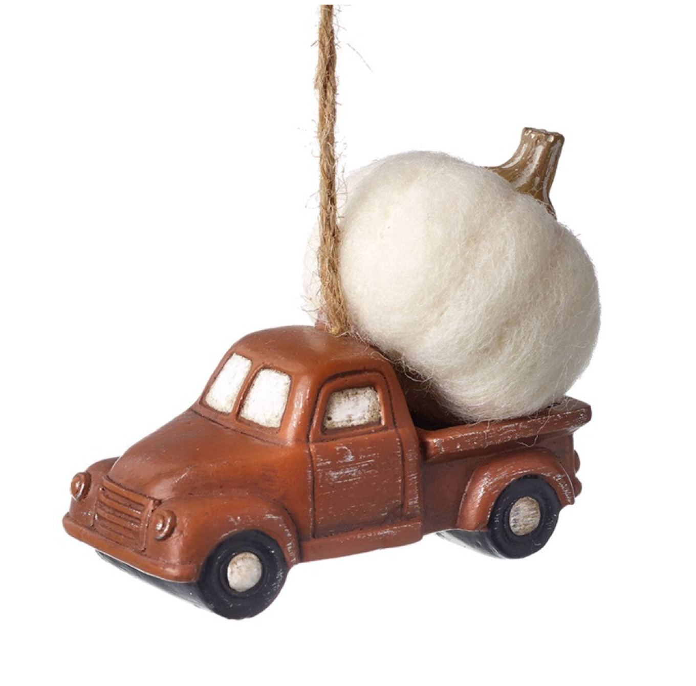 Hanging Truck With Pumpkin