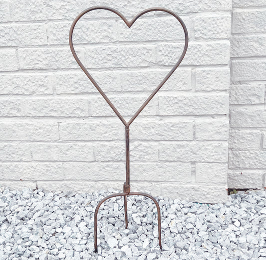 Heart Garden Stake