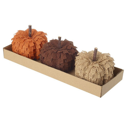 Hessian Autumnal Pumpkin Set