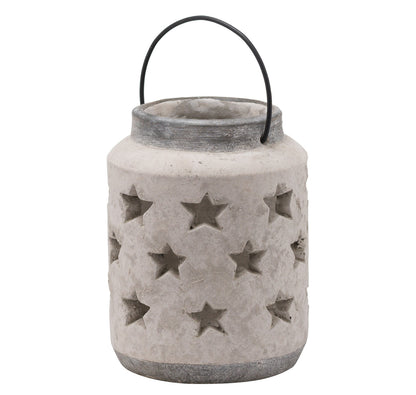 Starlight Stone Star Cut Lantern - Available in 2 Sizes