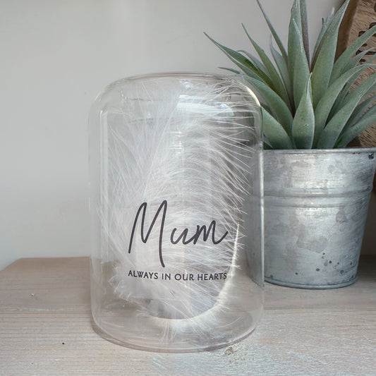 Mum Always In Our Hearts Tea-light Holder