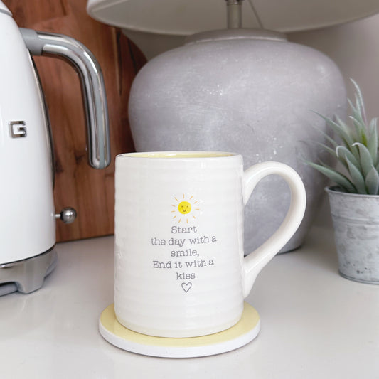 Start The Day Mug & Coaster Set
