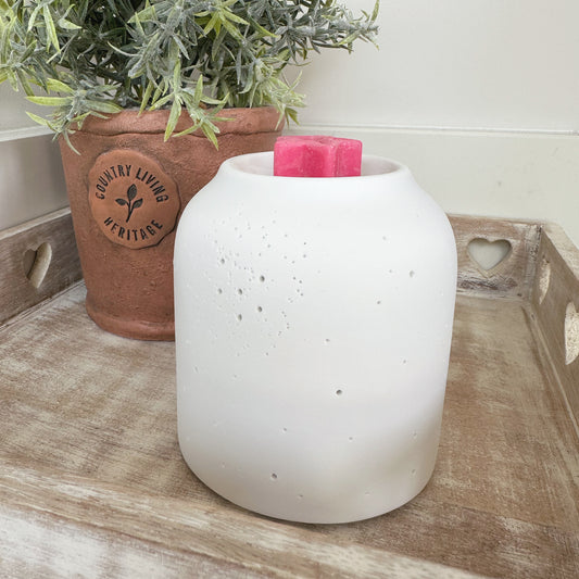 Simple White Oil Warmer