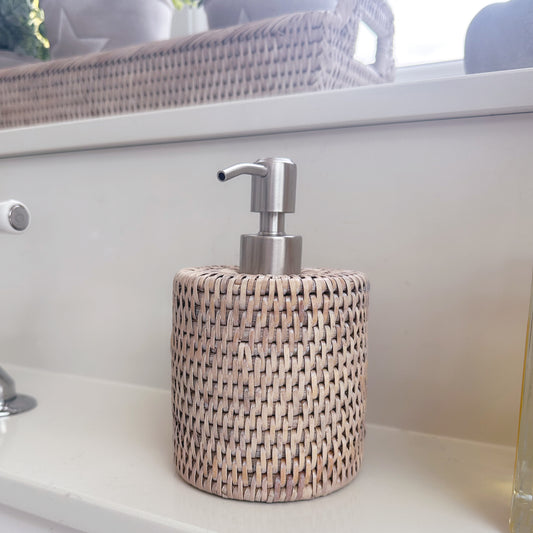 Rattan Soap Dispenser