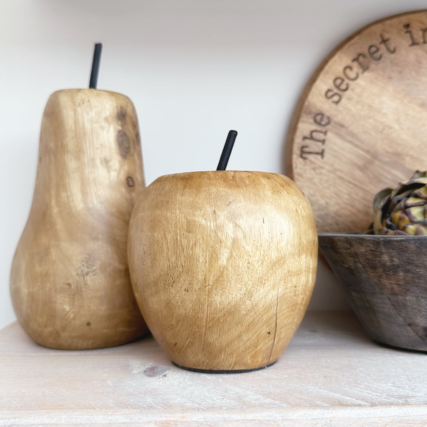 Mango Wood Pear Ornament