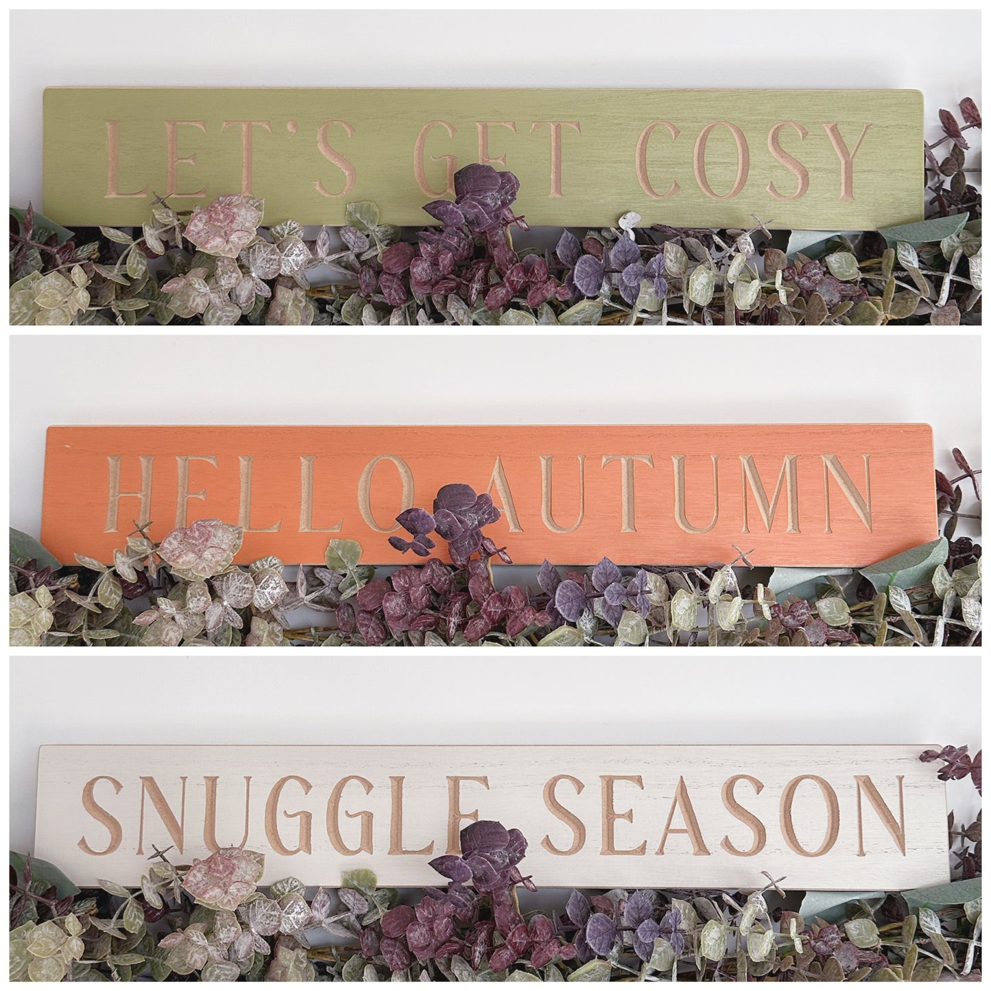 Autumn Engraved Plaque - Available in 3 Styles