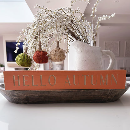 Autumn Engraved Plaque - Available in 3 Styles