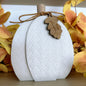 Wooden Textured Pumpkin Block