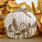 Etched Wooden Pumpkin - Available in 3 Styles