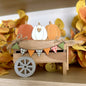 Pumpkin Wooden Cart