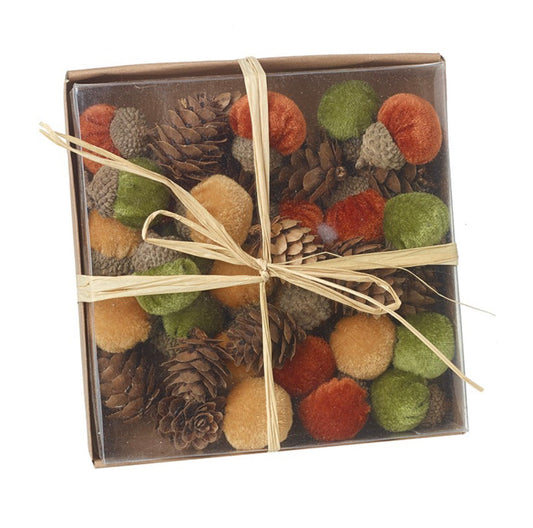 Pinecone & Acorn Box Set - 2 Colours Available