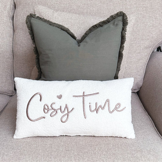 Cosy Time Teddy Bear Cushion