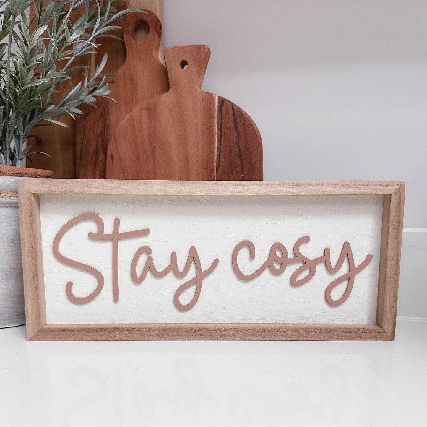 Cosy Time 'Stay Cosy' Plaque
