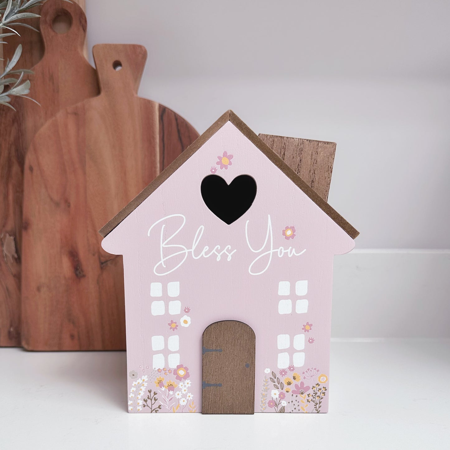 Bless You Tissue House Box