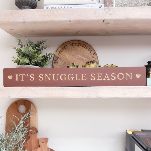 Cosy Time Engraved Plaque - Available in 2 Styles