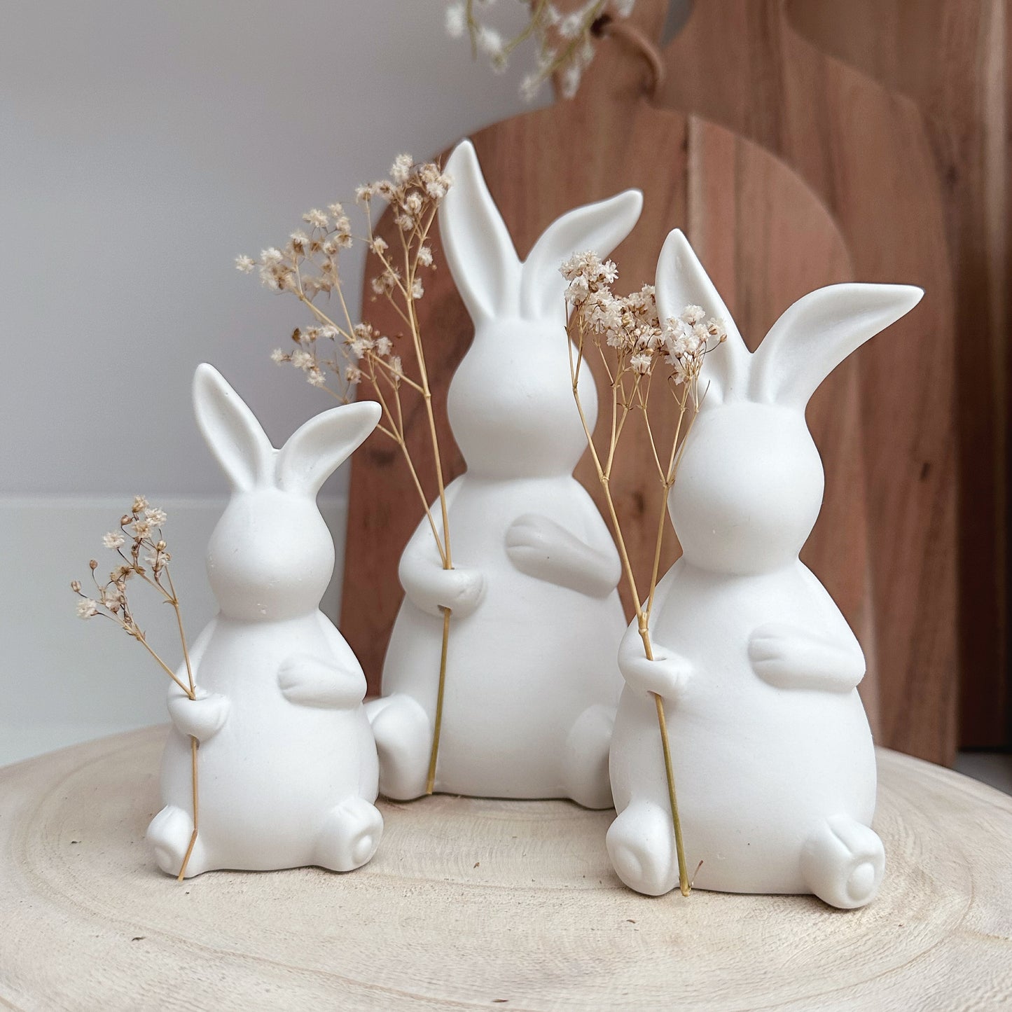 Emilia Matt White Bunny - Available in 3 Sizes