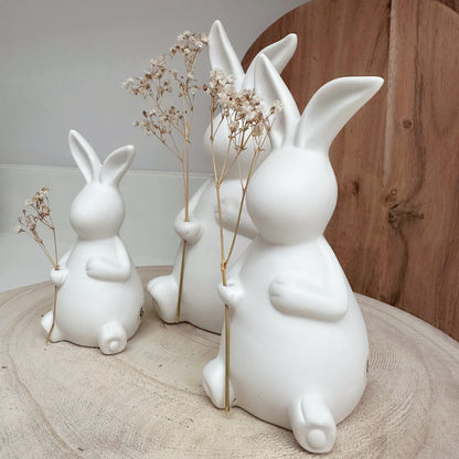 Emilia Matt White Bunny - Available in 3 Sizes