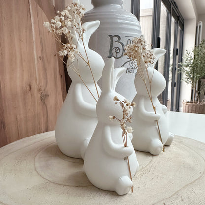 Emilia Matt White Bunny - Available in 3 Sizes