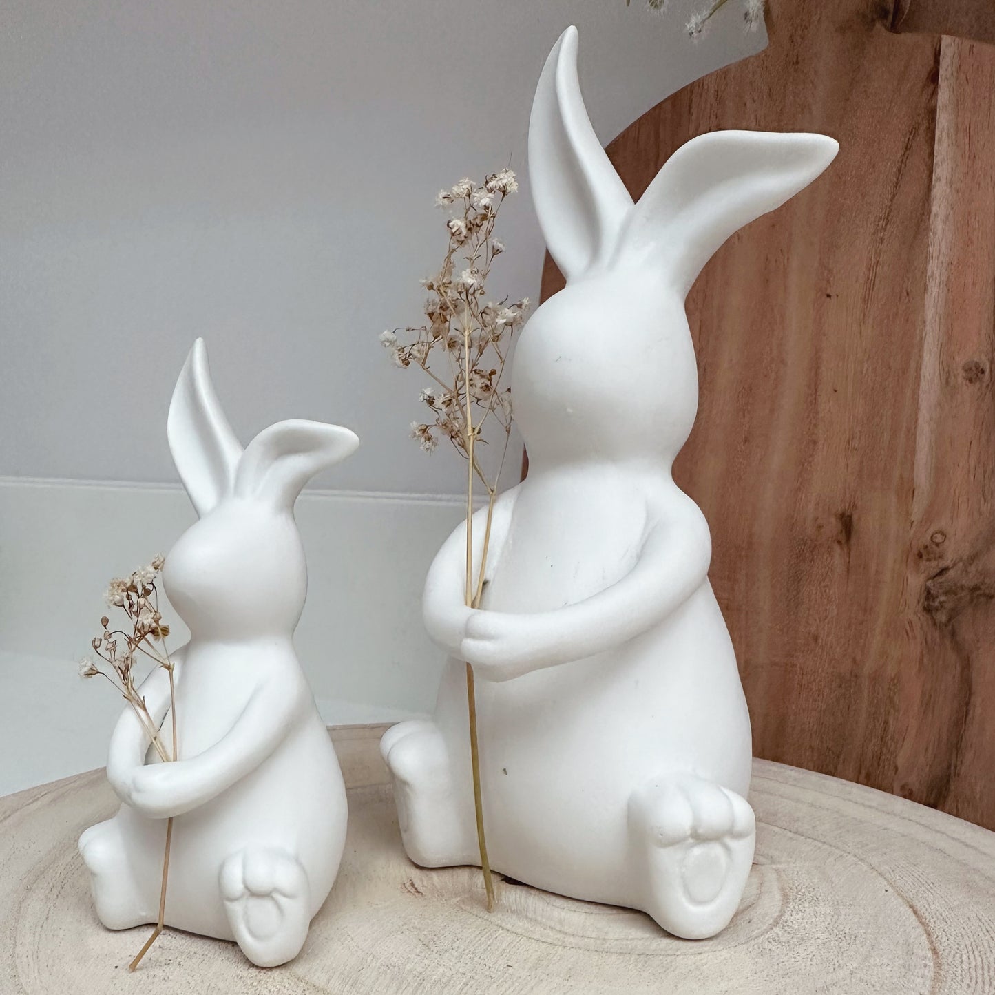 Elias Matt White Bunny - Available in 2 Sizes