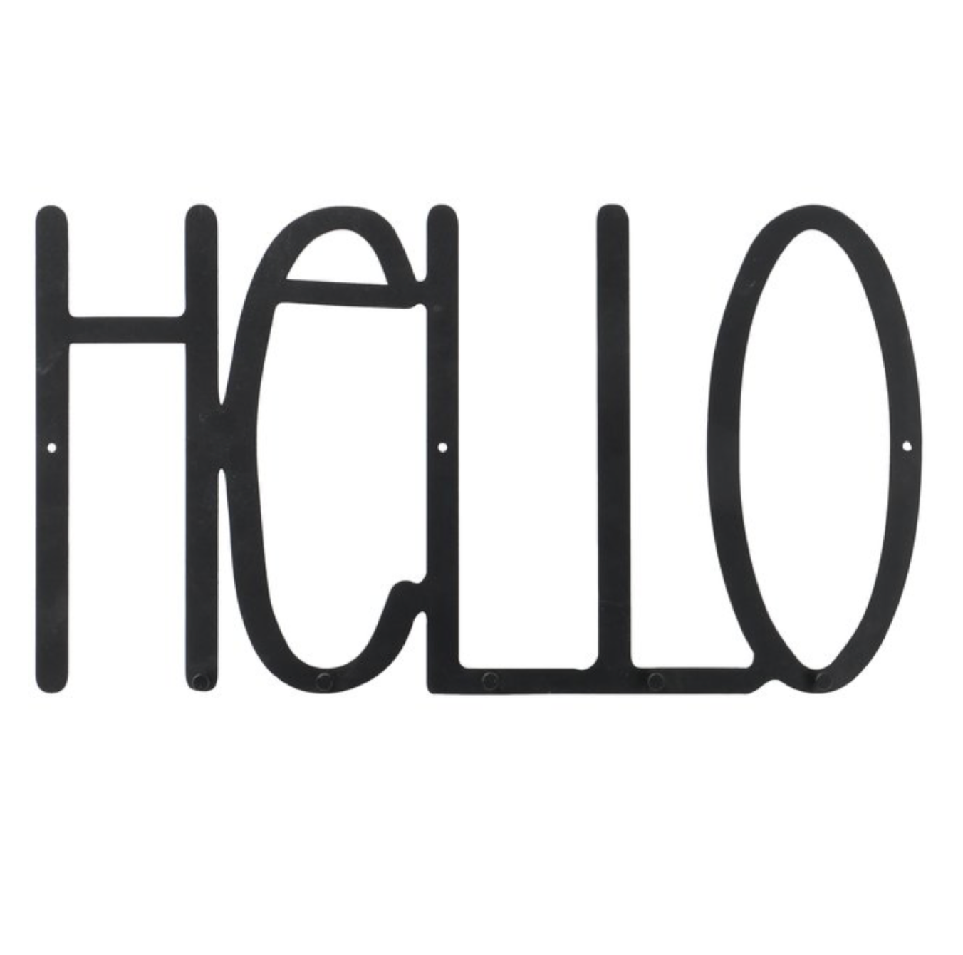 'Hello' Coat Hook