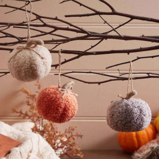 Fabric Pumpkin Hanger - Available in 3 Colours