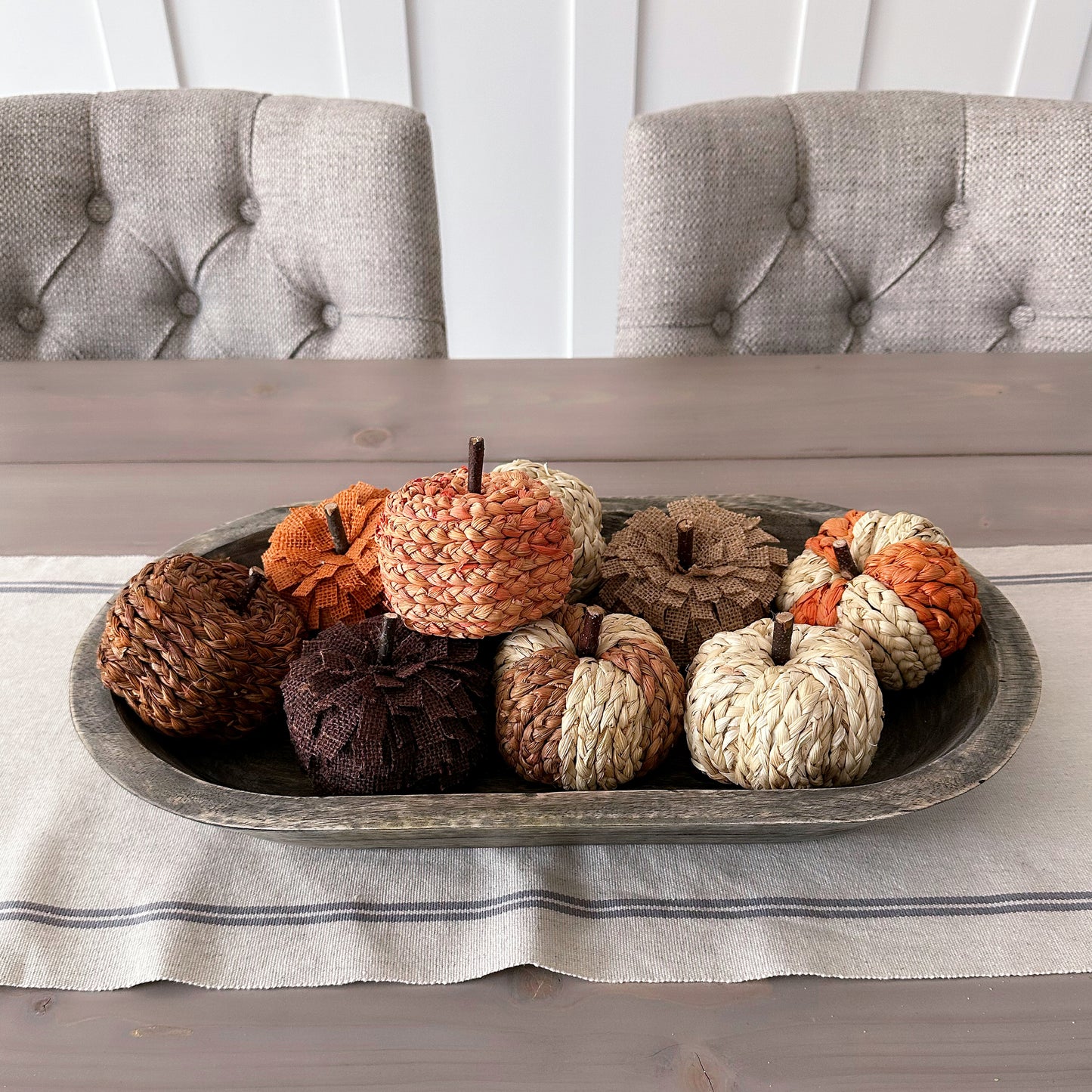 Hessian Autumnal Pumpkin Set