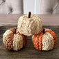 Straw Autumnal Pumpkin Set No.2