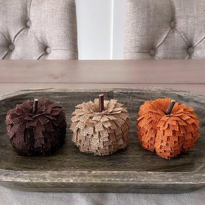 Hessian Autumnal Pumpkin Set