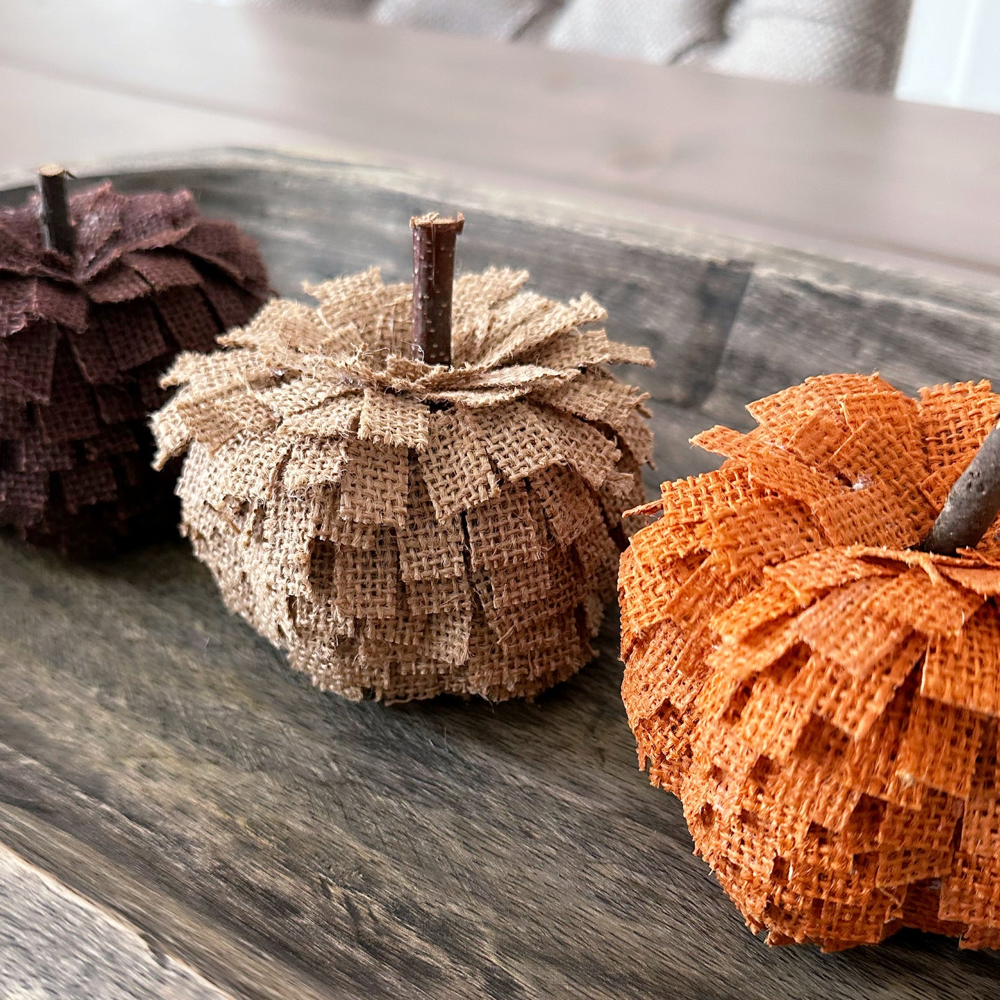 Hessian Autumnal Pumpkin Set