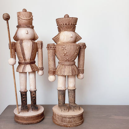 Rustic Nutcracker with Stick