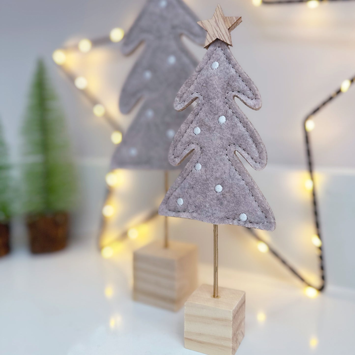 Polka Dot Felt Christmas Tree - Available in 2 Sizes