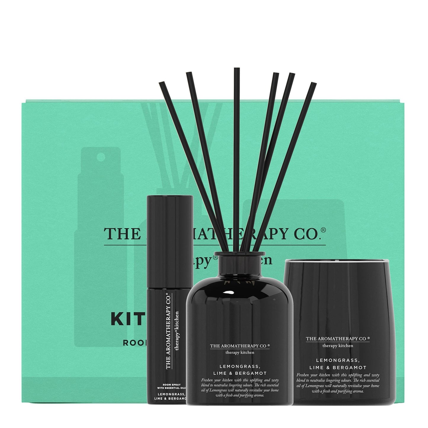 The Aromatherapy Co. Trio Set - Lemongrass Lime & Bergamot