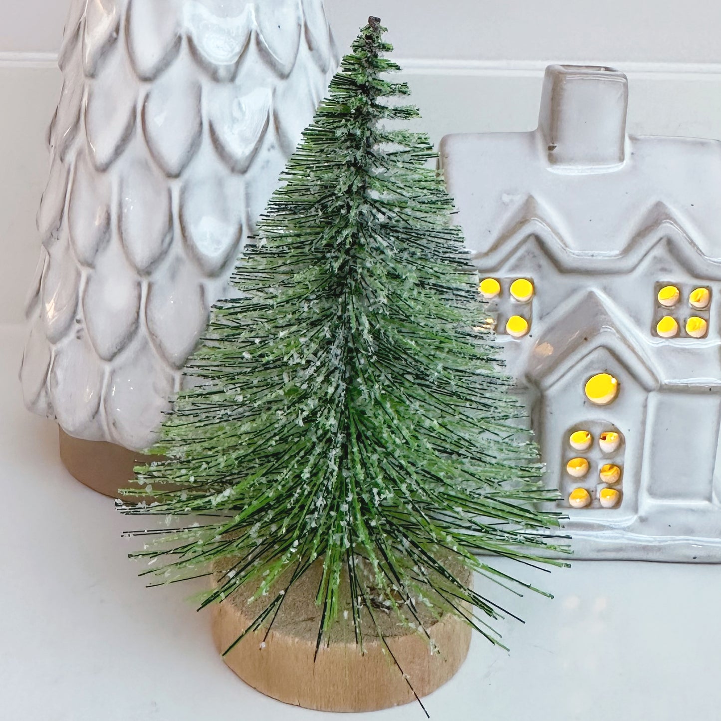 Small Frosted Brush Tree