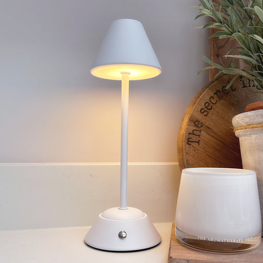 Matt White Touch Table Lamp