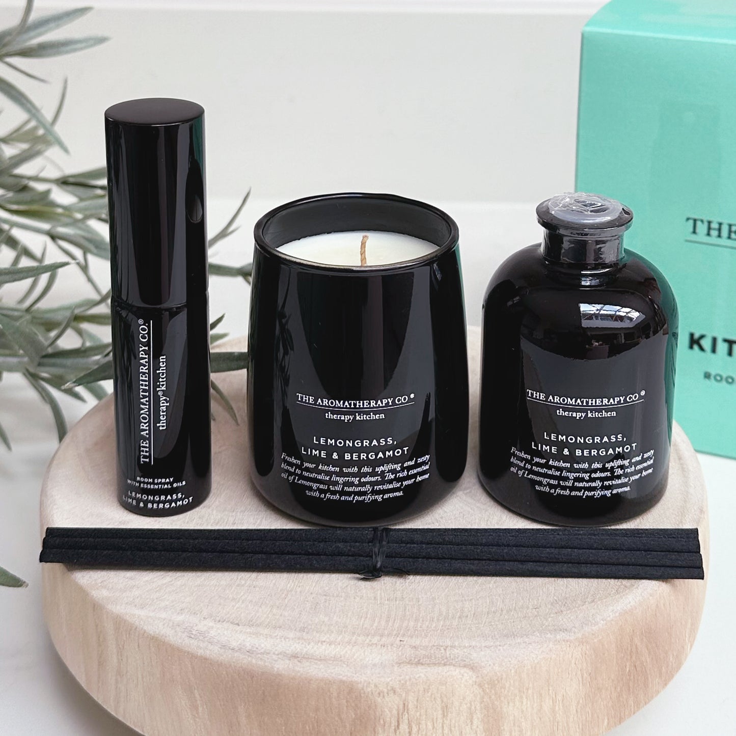 The Aromatherapy Co. Trio Set - Lemongrass Lime & Bergamot