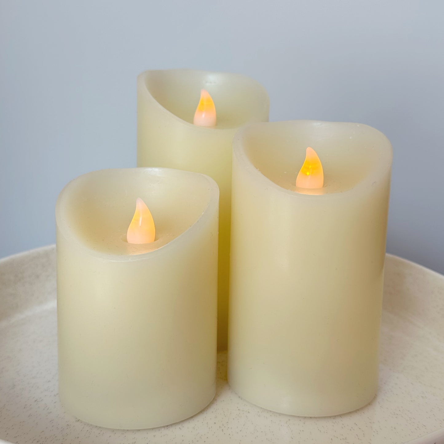 Set of 3 LED Candles