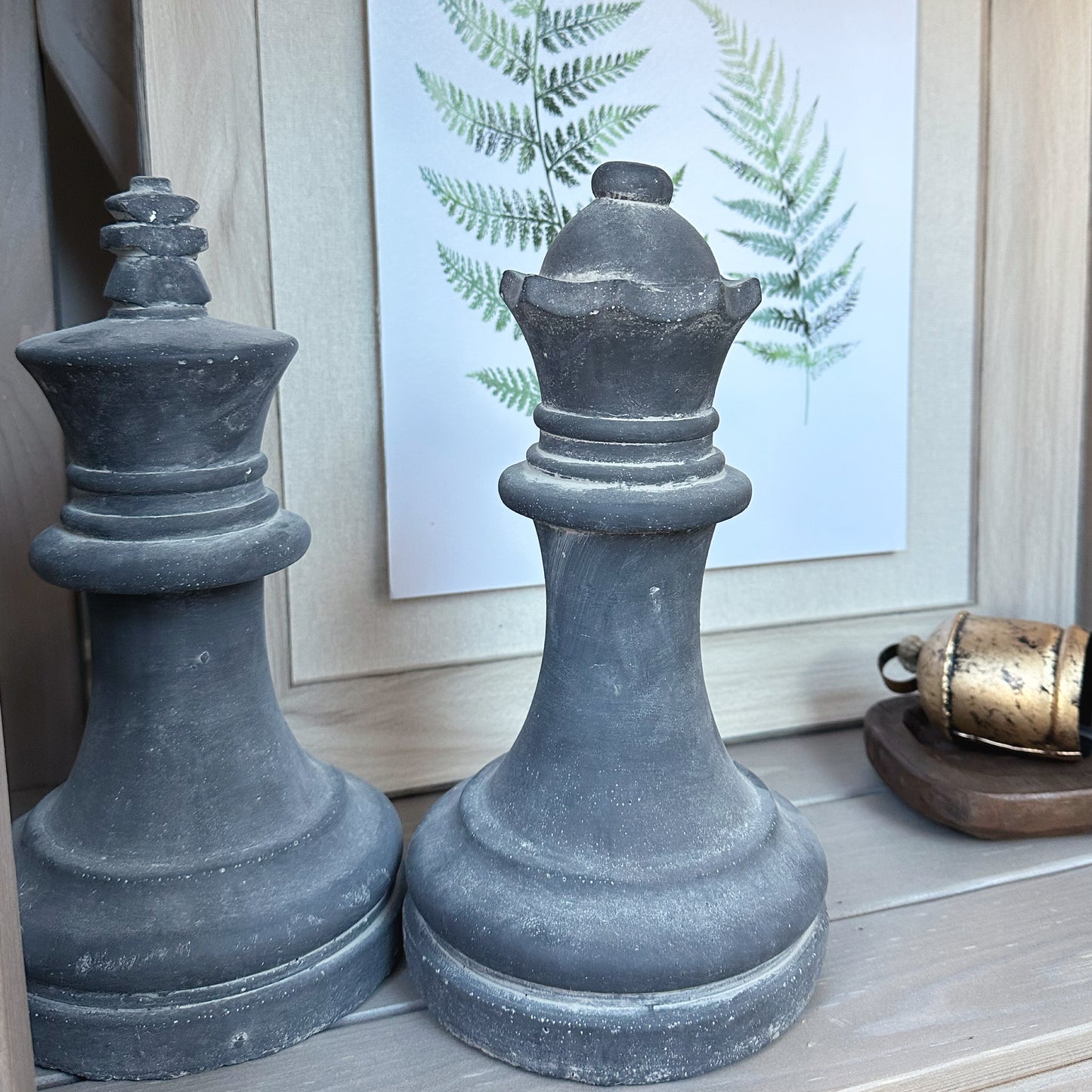 Dark Grey King Chess Piece