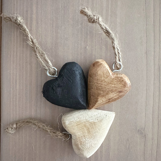 Mini Hanging Heart - Available in 3 Colours