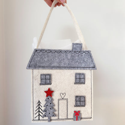 Felt House Gift Bag - Available in 2 Colours