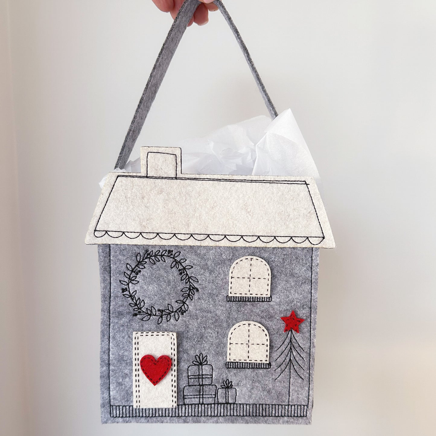 Felt House Gift Bag - Available in 2 Colours