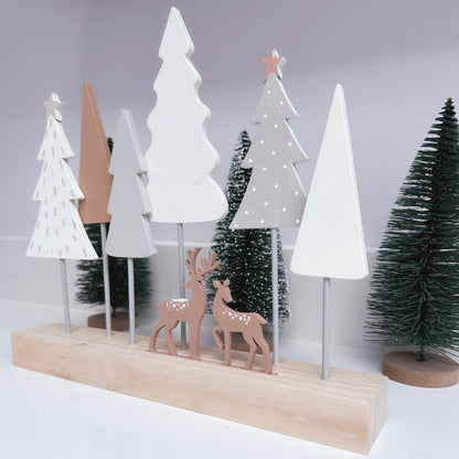 Reindeer and Tree Decor Stand