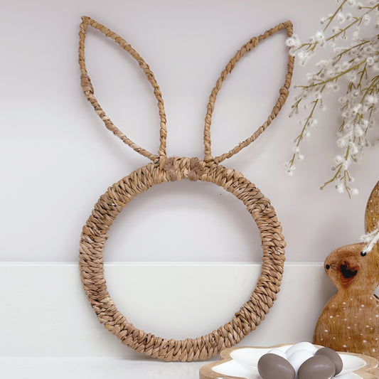 Bunny Seagrass Wreath