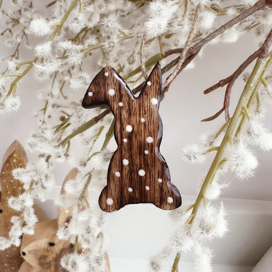 Wooden Hanging Bunny