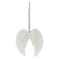 Double Glitter Angel Wing Hanging Decoration