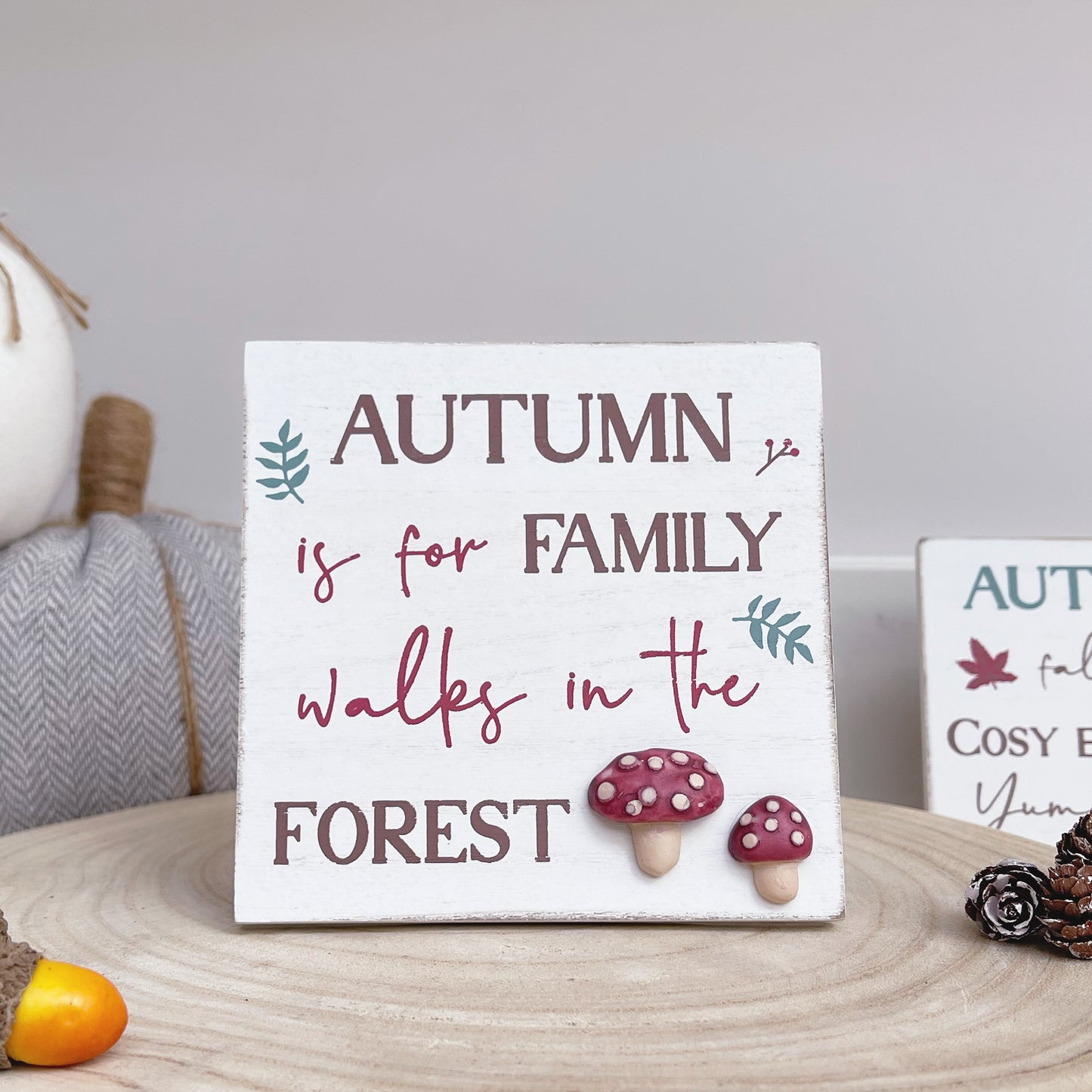 Autumn is.... Easel Plaque