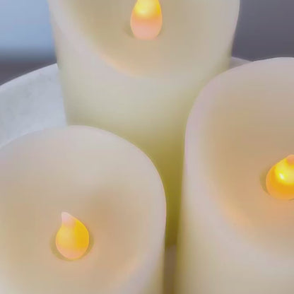 Set of 3 LED Candles